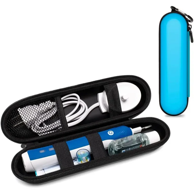 Shockproof Waterproof EVA Electric Toothbrush Travel Case Large Capacity Portable Protective Organizer for Brushes Heads