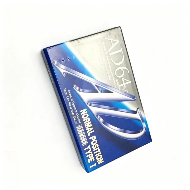 100% Original New For TDK AD 64min 1992 Mid-Grade Type I Blank Cassette Tape For High-End Duplication & Three-Head Recorder Use