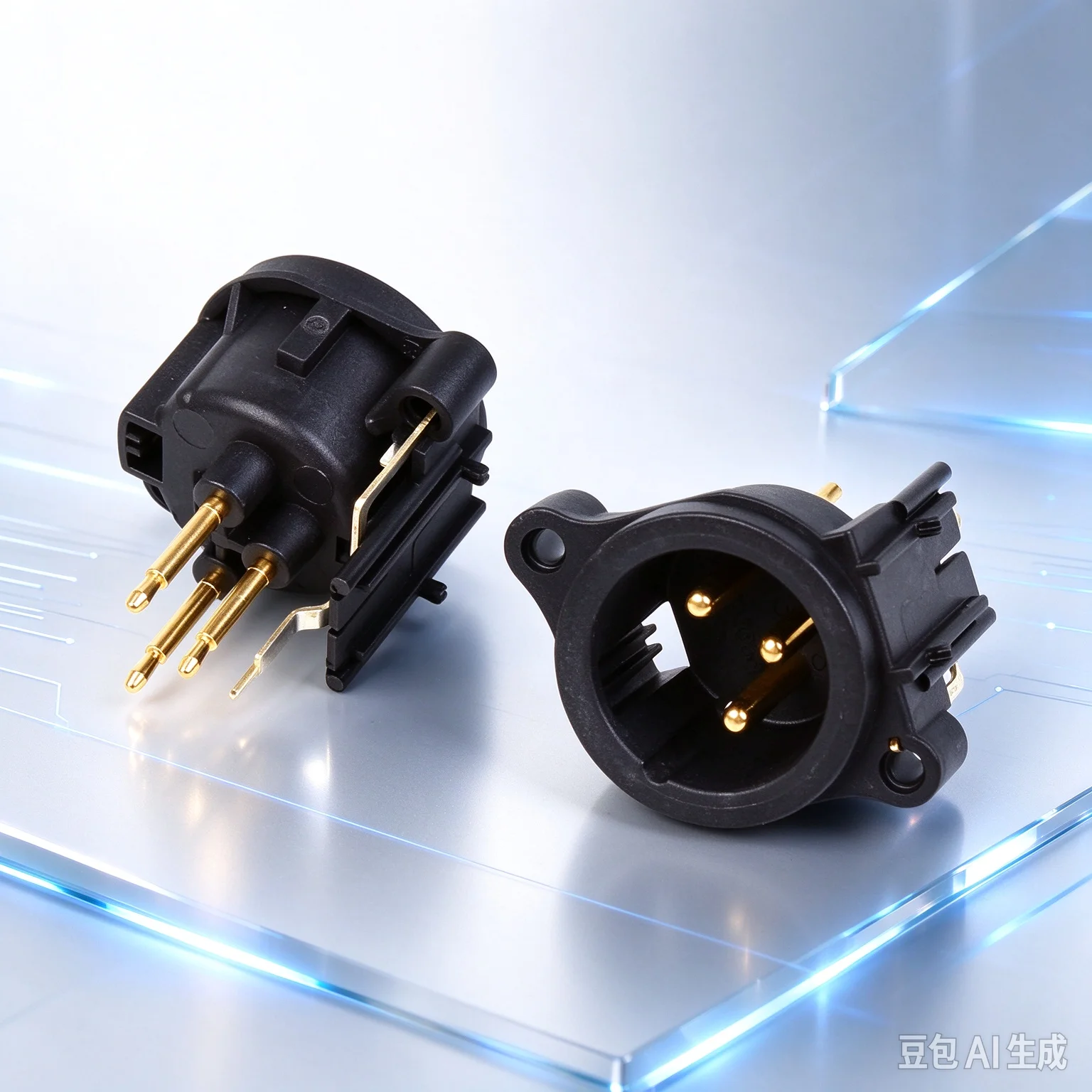 Socket for NEUTRIK NC3MAV XLR 3Pin Male Vertical Solder Connector  10pcs
