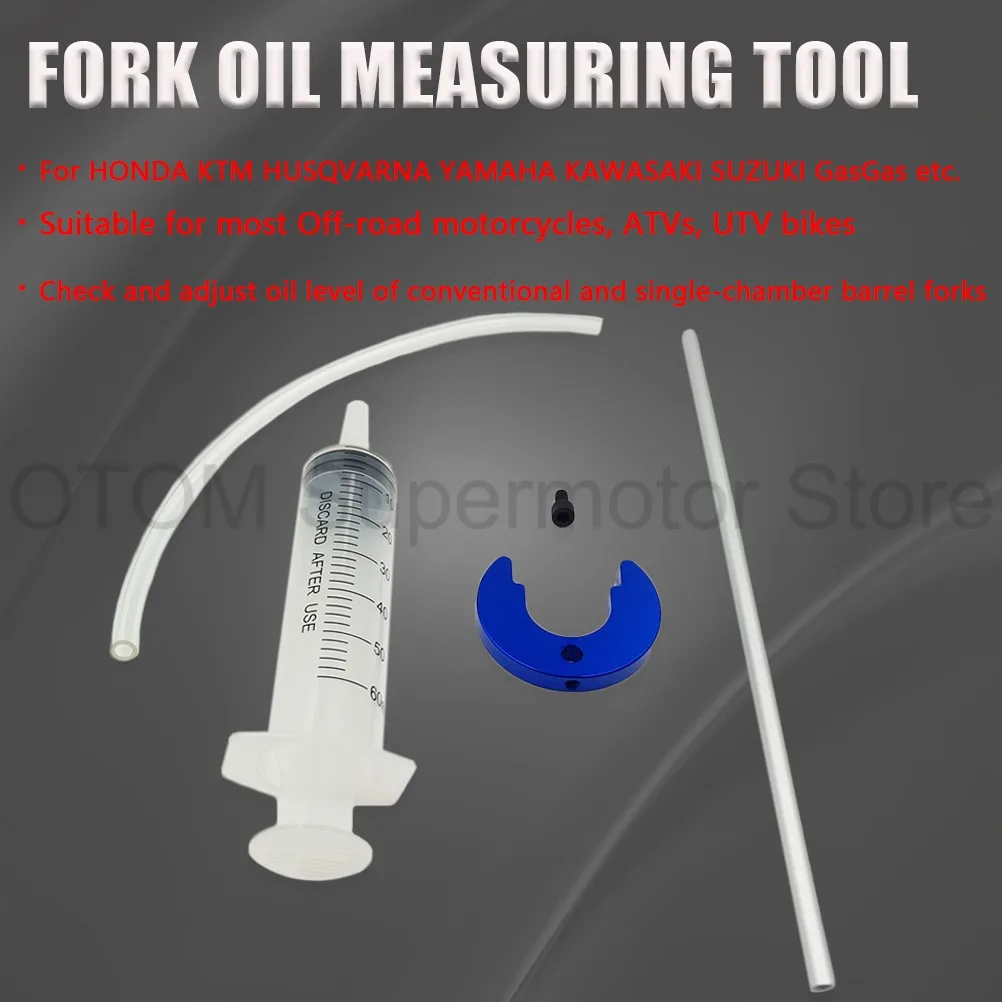 

OTOM мотоциклетная вилка, инструмент для измерения масла, регулятор подвески, датчик уровня масла, шприц с игольчатым цилиндром, универсальный SX