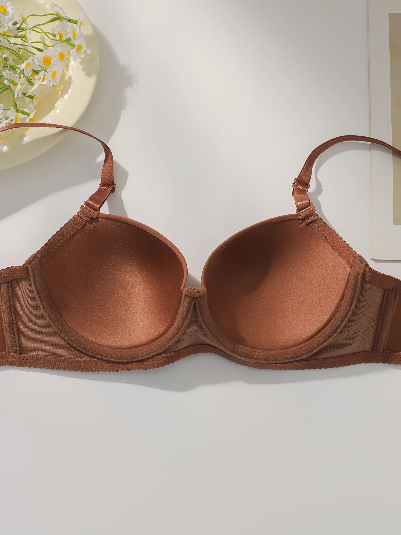 Žhavé, jednobarevné, 2dílné spodní prádlo, vícebarevné, denní, čtyřsezónní, podprsenka, pohodlné na nošení, sexy spodní prádlo 2611 - náhled 4