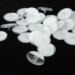 10pcs Ceiling Strong Traceless Small Disc Hook Transparent Suction Hook Home Storage Decorative Poster Hanging Self Adhesive