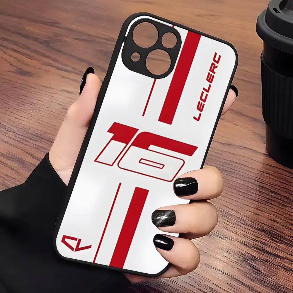 حافظة هاتف Charles Leclerc 16 شفافة غير لامعة لهاتف آيفون 16 15 ماكس 14 13 Mini 12 Pro 7 8 11 XR Xs X Plus غطاء خلفي