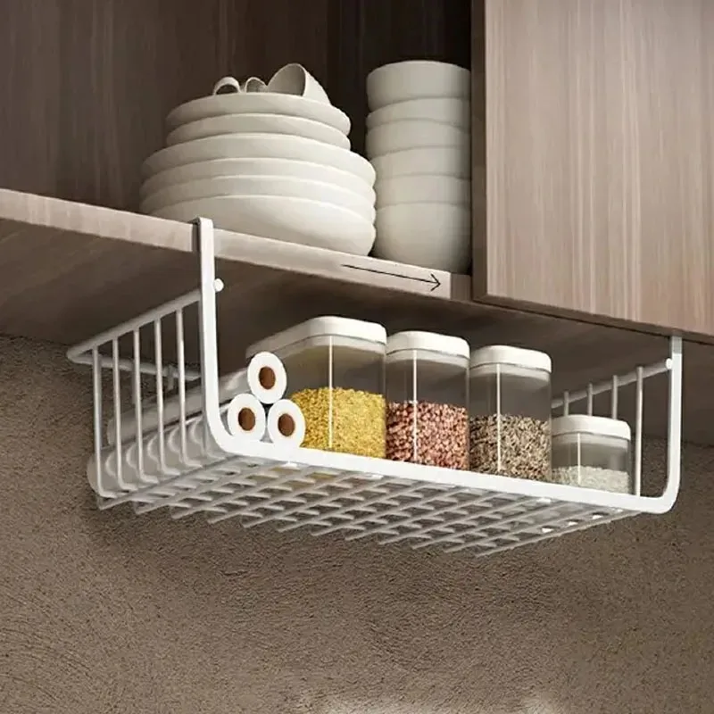 

Kitchen Storage Rack Dormitory Storage Tool Cabinets Desks Dormitories Hanging Layered Seasoning Hanging Basket Cabinet Hanging