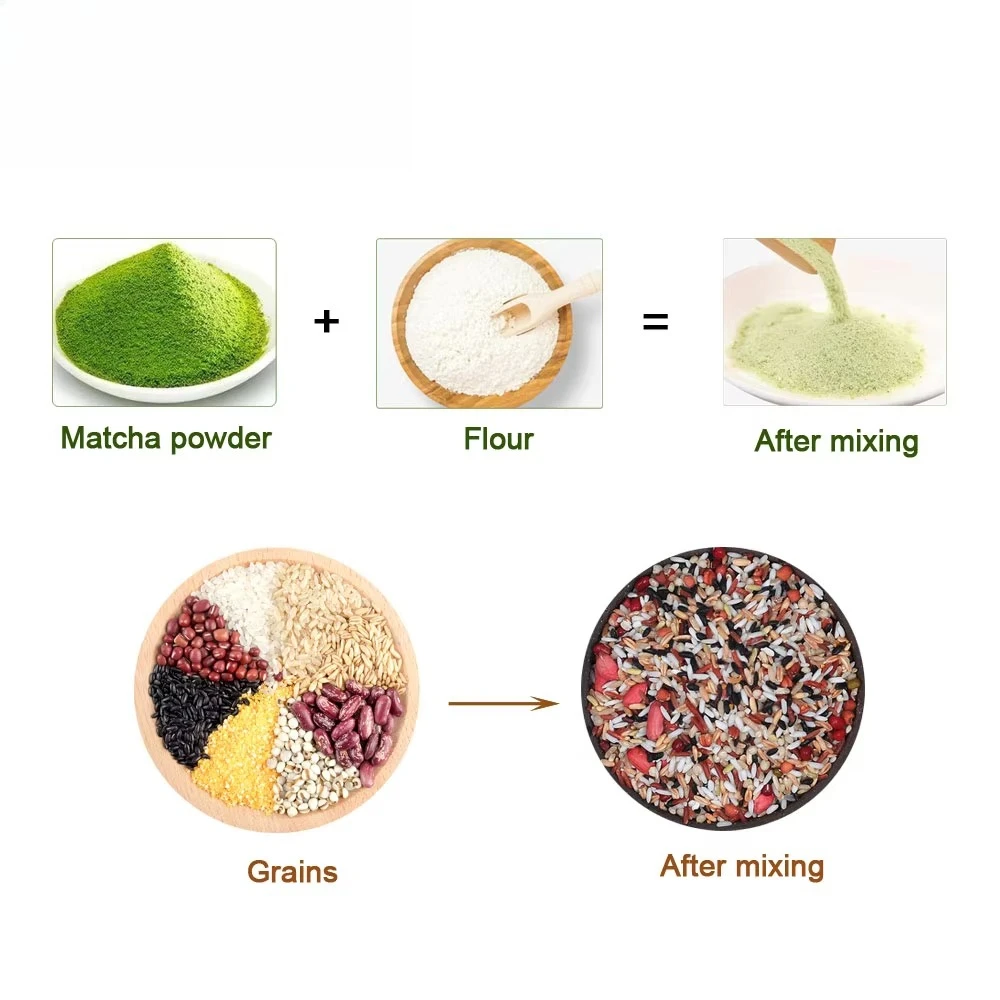 Mezcladora Industrial de Polvo de Maíz, Polvo de Cilantro, Polvo de Cacao y Polvo de Café para Uso en Fábrica