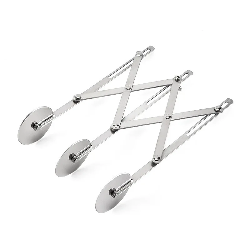 3/5/7 Räder Cutter Teig Teiler Seite Pasta Messer Flexible Roller Klinge Pizza Gebäck Schäler Edelstahl Backformen Werkzeuge – Detail 9