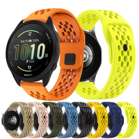 20mm 22mm Hole Silicone Band For Amazfit GTS2 3 4 4mini Bip3 5 5 Unity Strap For Amazfit GTR2 3 4/Cheetah Round/Pro/Active 2/NEO