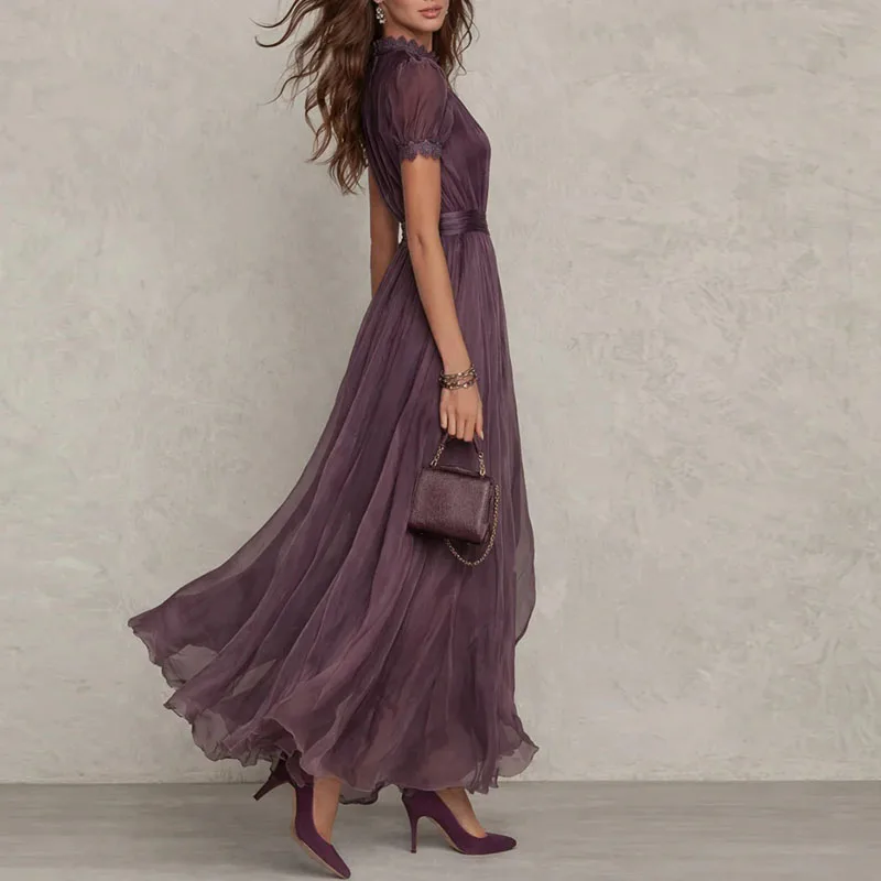 eggplant bridesmaid dresses Burgundy Convertible Tulle Purple Mismatched Bridesmaid Dresses ARD1166 Color:#5 Coffee The sequin detailing adds PROMO::SHOPLOOK Mesh Animal Print Dress