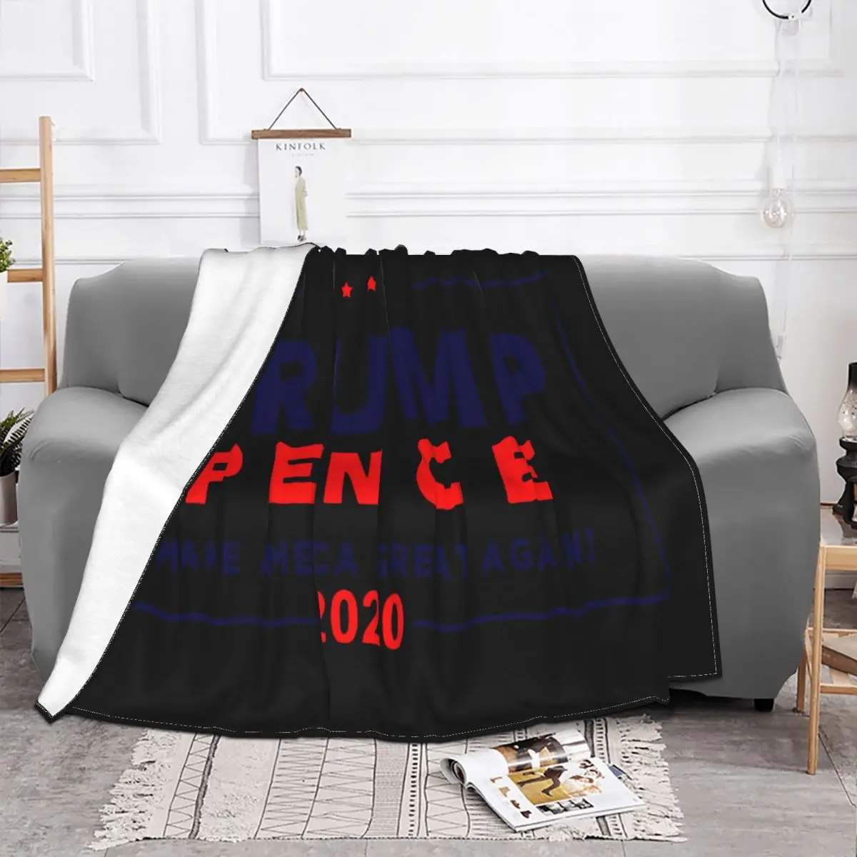 Trump Pence 2020 Fresh Design Popular Style Cheap Sale Youth Street Style Famous Teenage Harajuku Throw Blanket