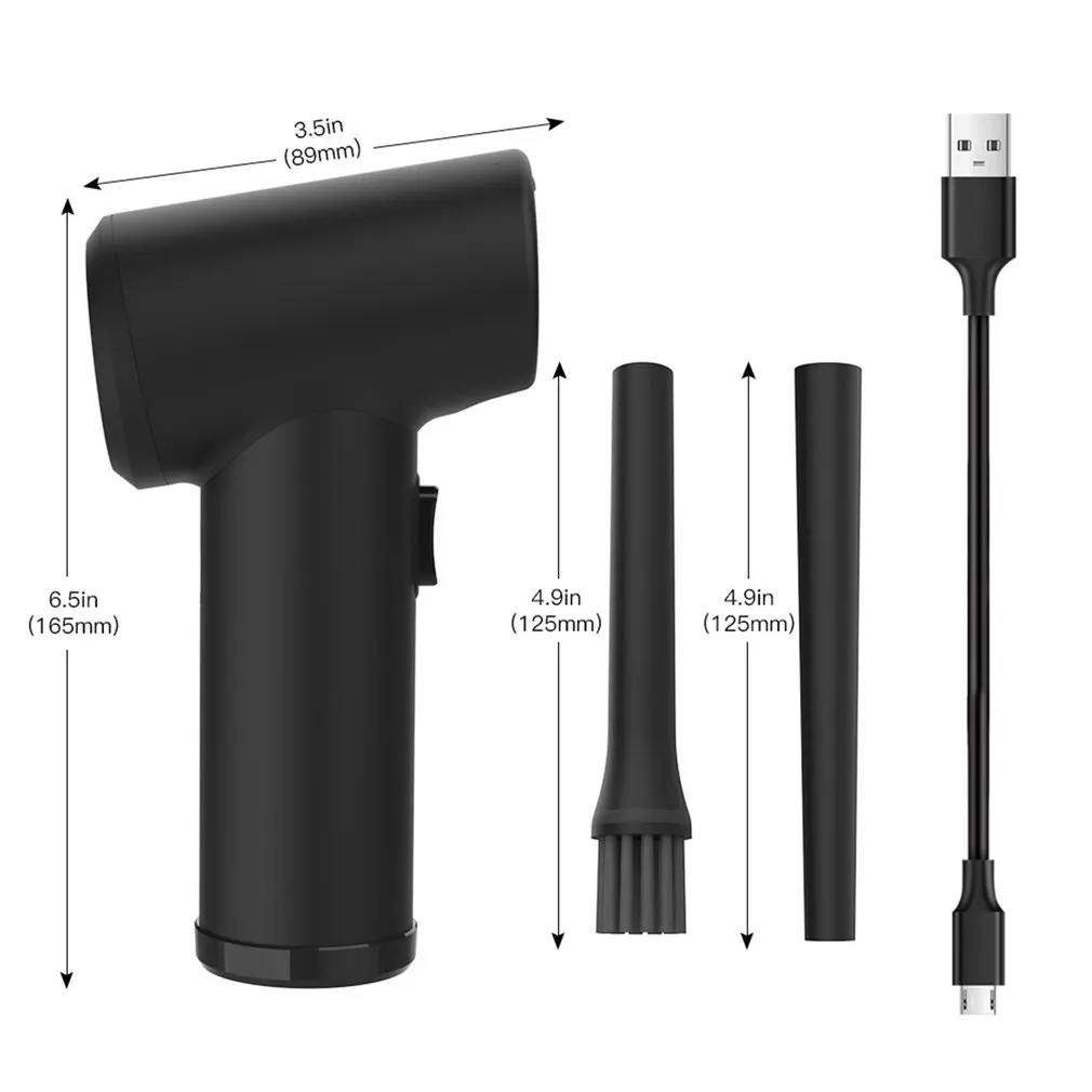 منظف بالهواء 45000 RPM اللاسلكي منفاخ الهواء المضغوط الكهربائية اللاسلكية منظف بالهواء لوحة مفاتيح الكمبيوتر كاميرا نافض الغبار