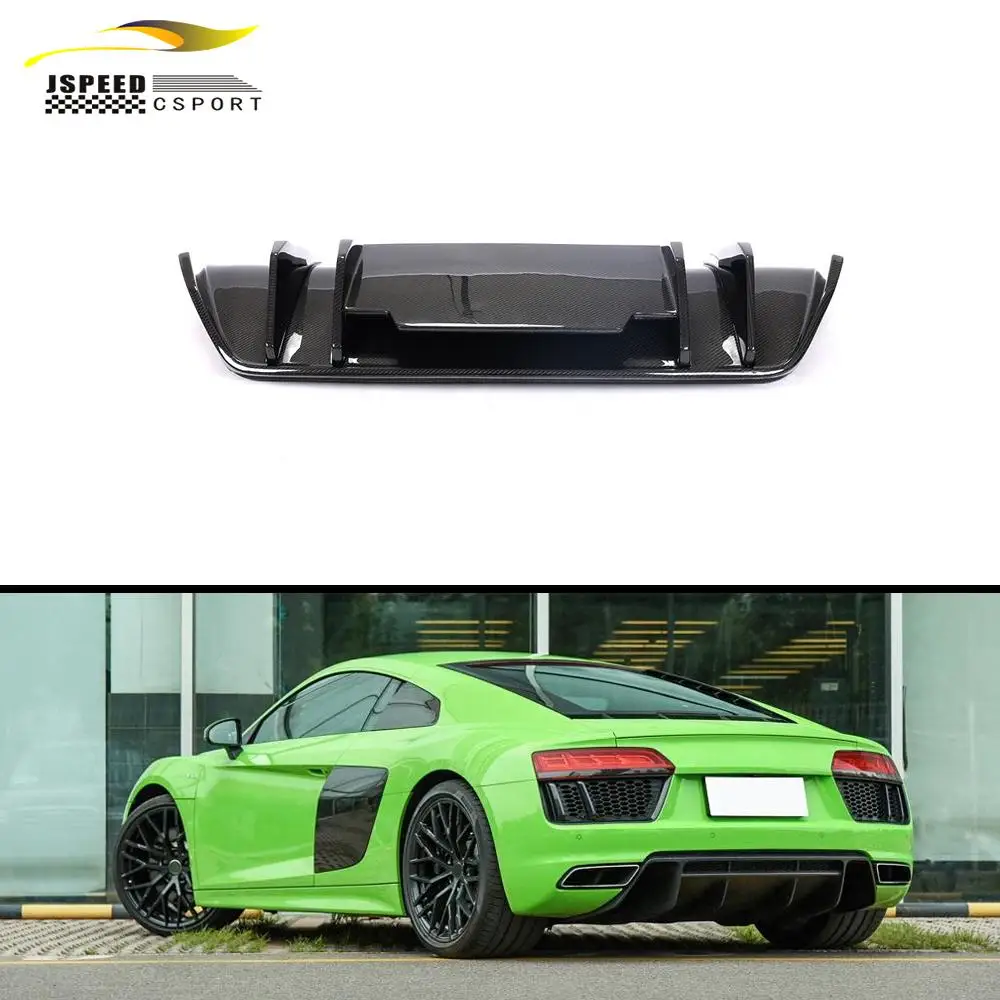 

Suitable for Audi R8 2016-2018 Dry carbon fiber rear diffuser