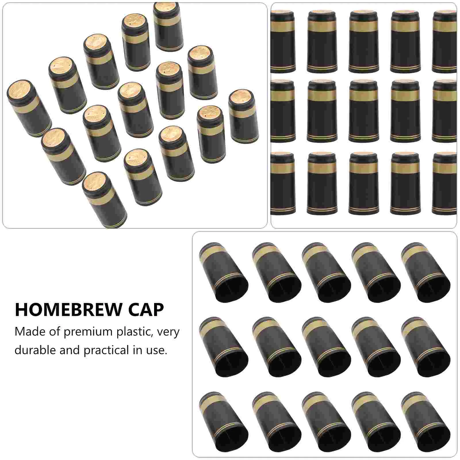 100 Pcs Homebrew Cap Flask Supplies Heat Shrink Capsules Seal Bottle Cover