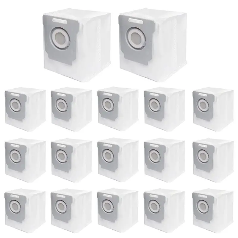 Paquete de 17 Bolsas de Vacío para Irobot Roomba, Bolsas para los Modelos I7, I7+, I3, I3+, I4, I4+, I6, I6+, I8, I8+, J7, J7+/Plus, S9, S9+, Serie I, S y J