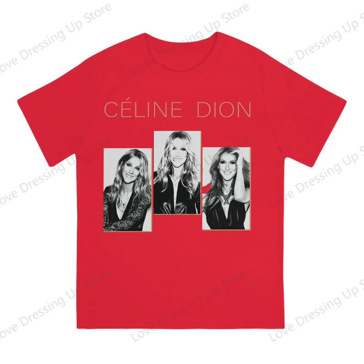 2026 Celine Dion Metal Joke Big Size Printed Men's T-Shirt Short Sleeve Shirt Titanic Movie Trendy Shirt