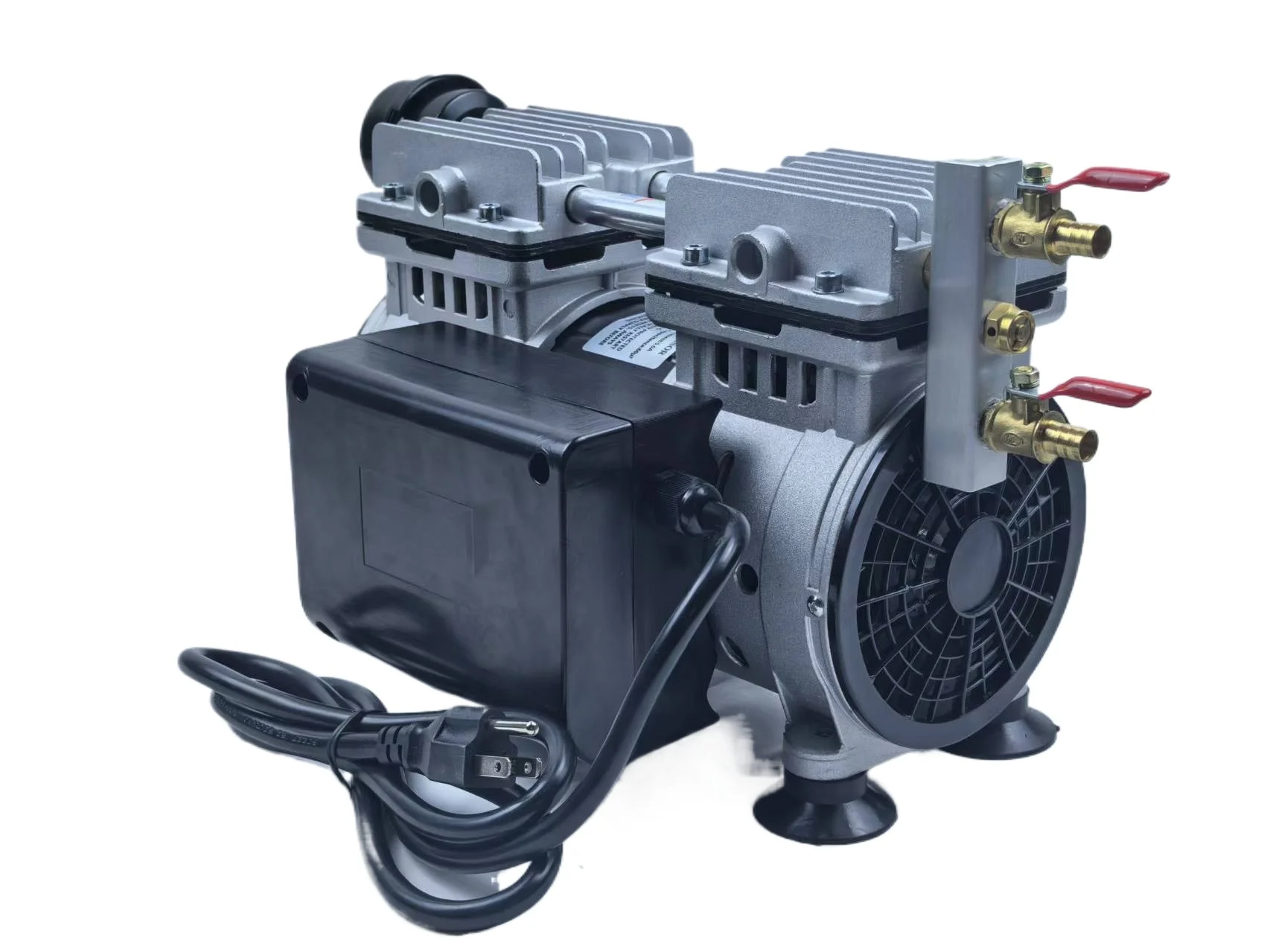 Silent compressor diffuser self-sinking tube for deep water oxygen circulation