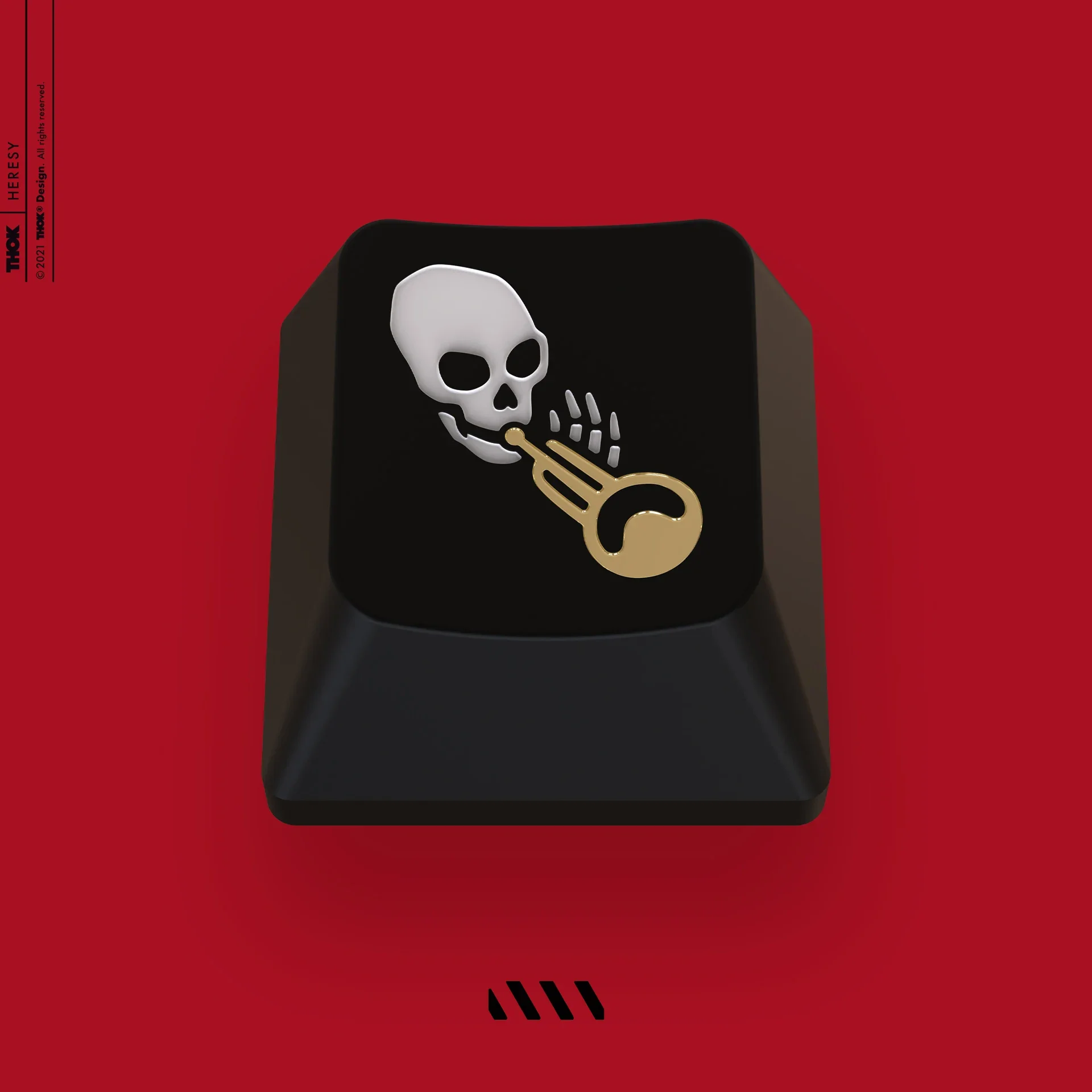 

Metal Keycaps - Heresy Brass Metal Keycaps
