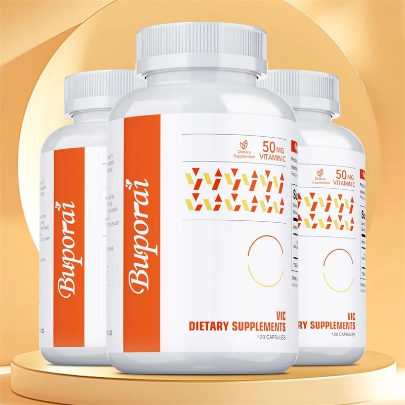 Vitamin C Supplement - Immune System & Collagen Booster, High Absorption, Skin Vitamins, Vegeterian, Vegan, Non-GMO