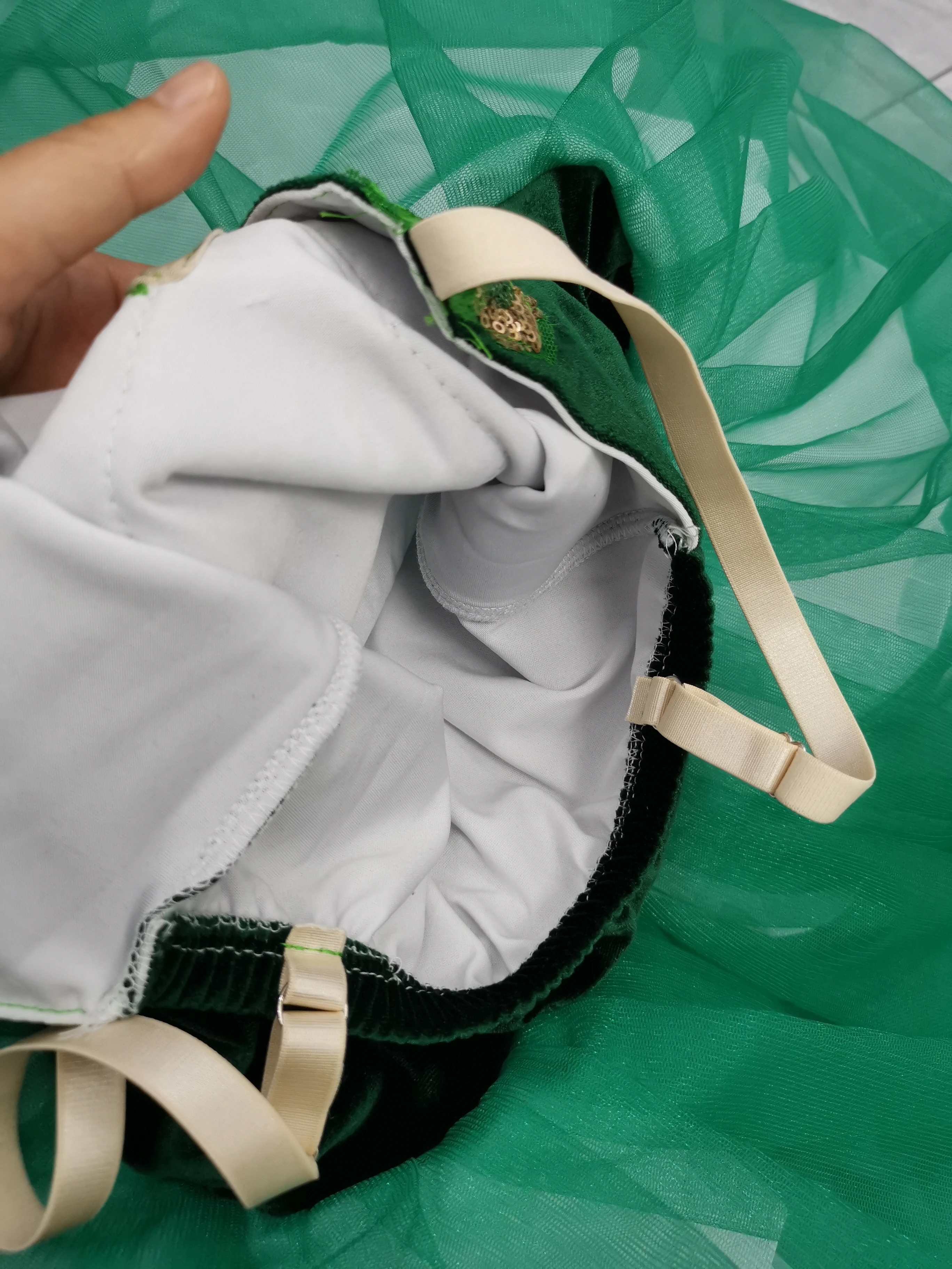 Adulto verde longo ballet tutu meninas feminino romântico ballet traje desempenho ballet dança vestido tutu saias tule dança wear