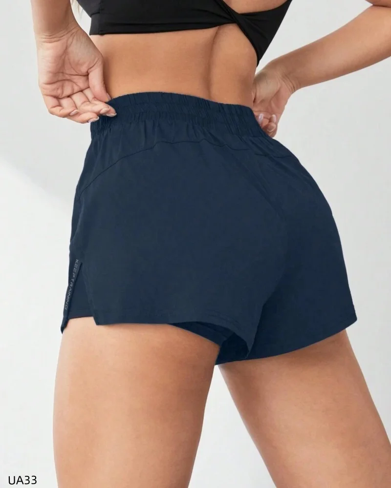 Yoga shorts women's fitness elastic running exercise short tights women's gym sports shorts fitness sports pants