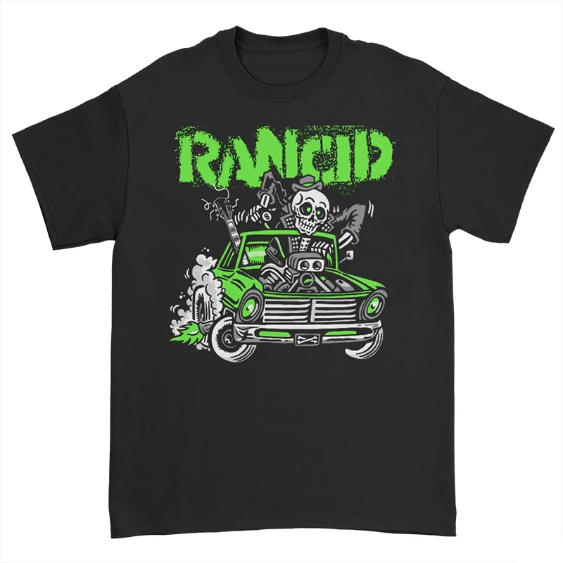 

Новая мужская футболка Rancid Metamorphic Band с британским принтом черепа в стиле Харадзюку, свободная мужская и женская футболка из чистого хлопка с коротким рукавом