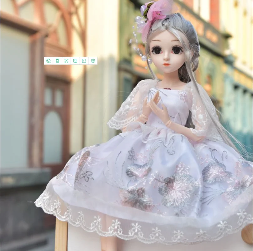 45cm Fashion Girl Dolls Large Original Handmade 1/3 Doll Full Set 26 Jointed Doll Girls Toys for Children Kids Gift