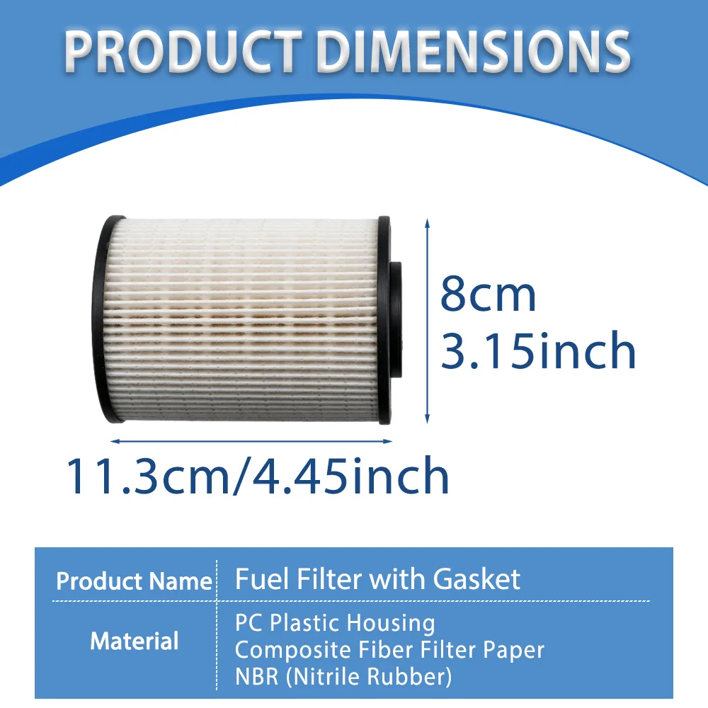 For Volvo C30 C70 V50 V60 S40 S60 S80 XC60 XC70 Fuel Filter 32242188 30794824 30681552 8621645 31336192 1802052 6G9N-9176-AB view 4