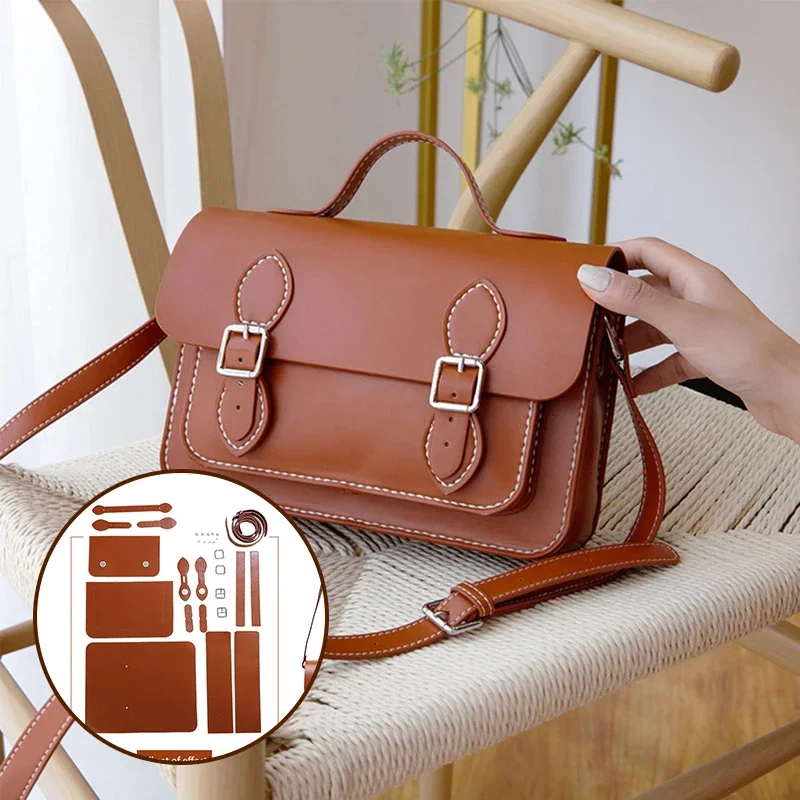 Creative Bag Making Materials Package DIY Bag Handmade Accessories Handcraft Self-made Woman Bag Leather Material Practical