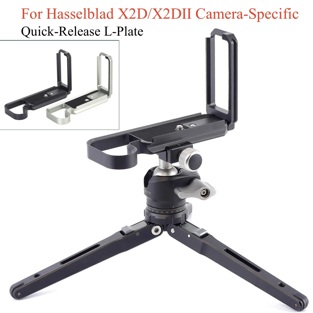 

Горизонтальная/вертикальная быстросъемная L-образная пластина для Hasselblad X2D/X2DII, эластичная быстросъемная пластина для конкретной камеры, аксессуары