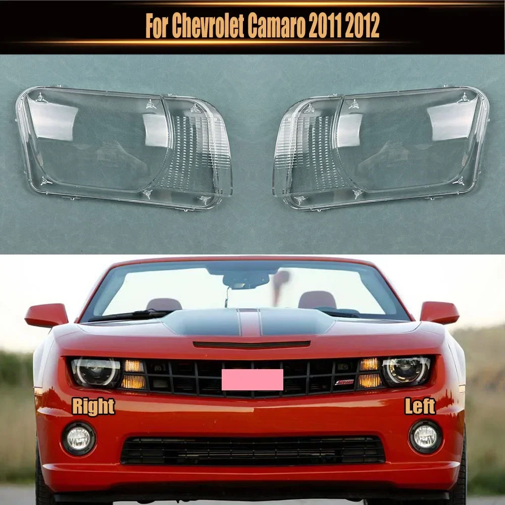 

For Chevrolet Camaro 2011 2012 Headlight Lens Shell Transparent Headlamp Cover Replace The Original Lampshade Plexiglass