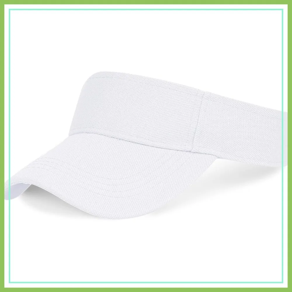 

Athletic Sun Visor Hat Adjustable Cap for Women Men One Size