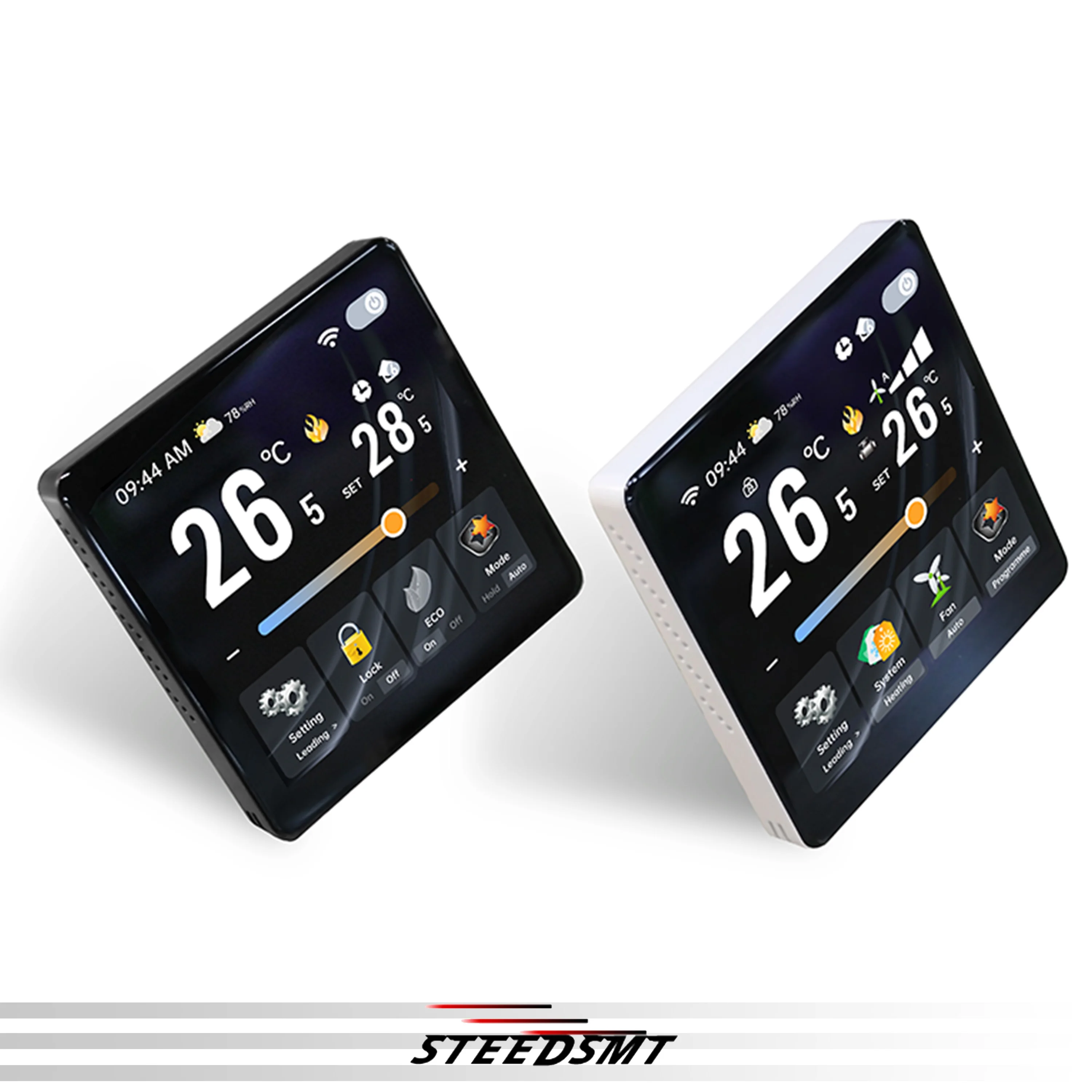 4-Inch Touch Screen WIFI THERMOSTAT For Cool Heat Valve Balance Adjustment 2P/4P Work with Amazon Alexa,Google Assistant,Yandex