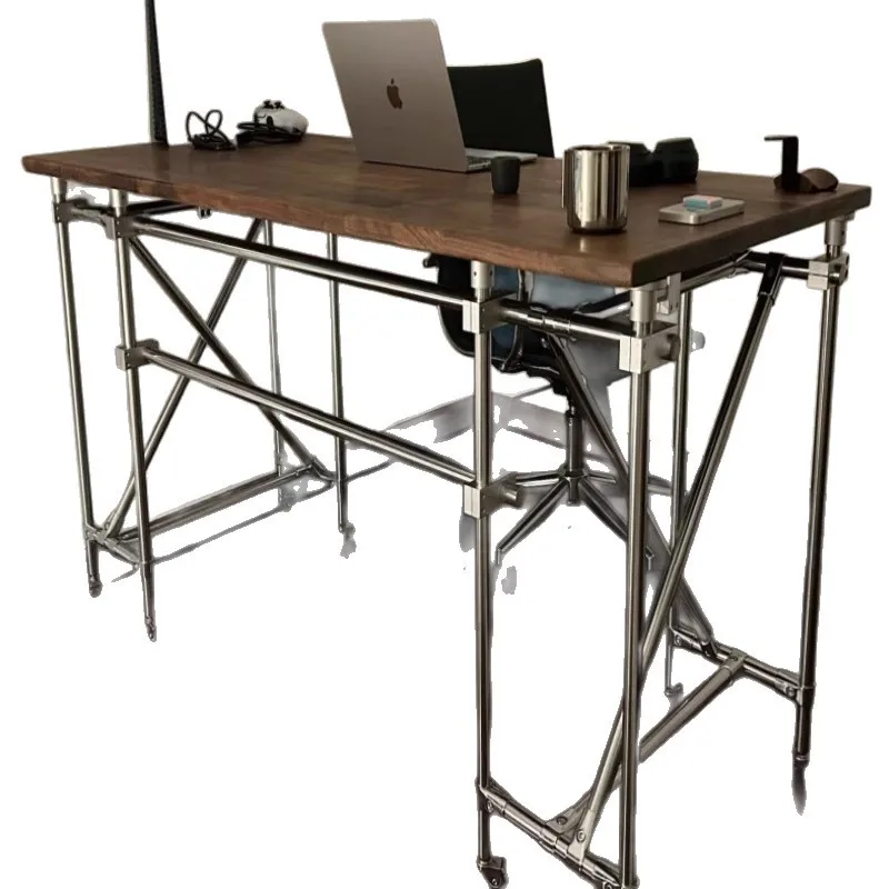 

Rectangle Ocean Board Optical Axis Table Bar Table Household Small Bar Work Office Computer Desk Learning Writing Desk