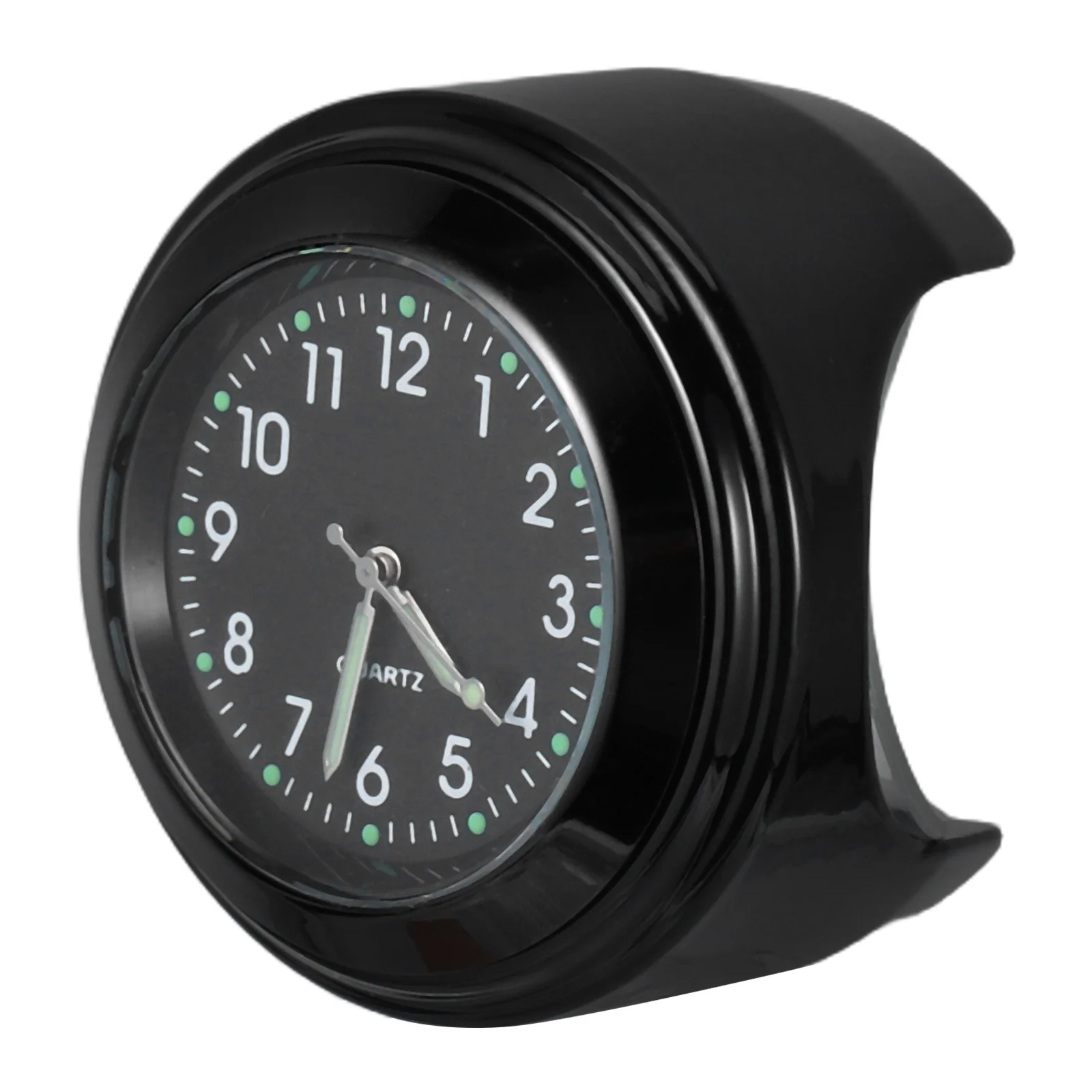 

1Set Motorcycle Handlebar Clock Thermometer Aluminum Alloy Quartz Movement Waterproof Dustproof Handlebar Mounted Temperature