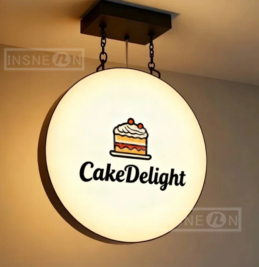 علامة منزلية مخصصة Led رسائل ضوء النيون لافتات الأعمال الاكريليك شعار جدار صندوق تصميم شخصي علامات مشرقة الإعلان في الهواء الطلق