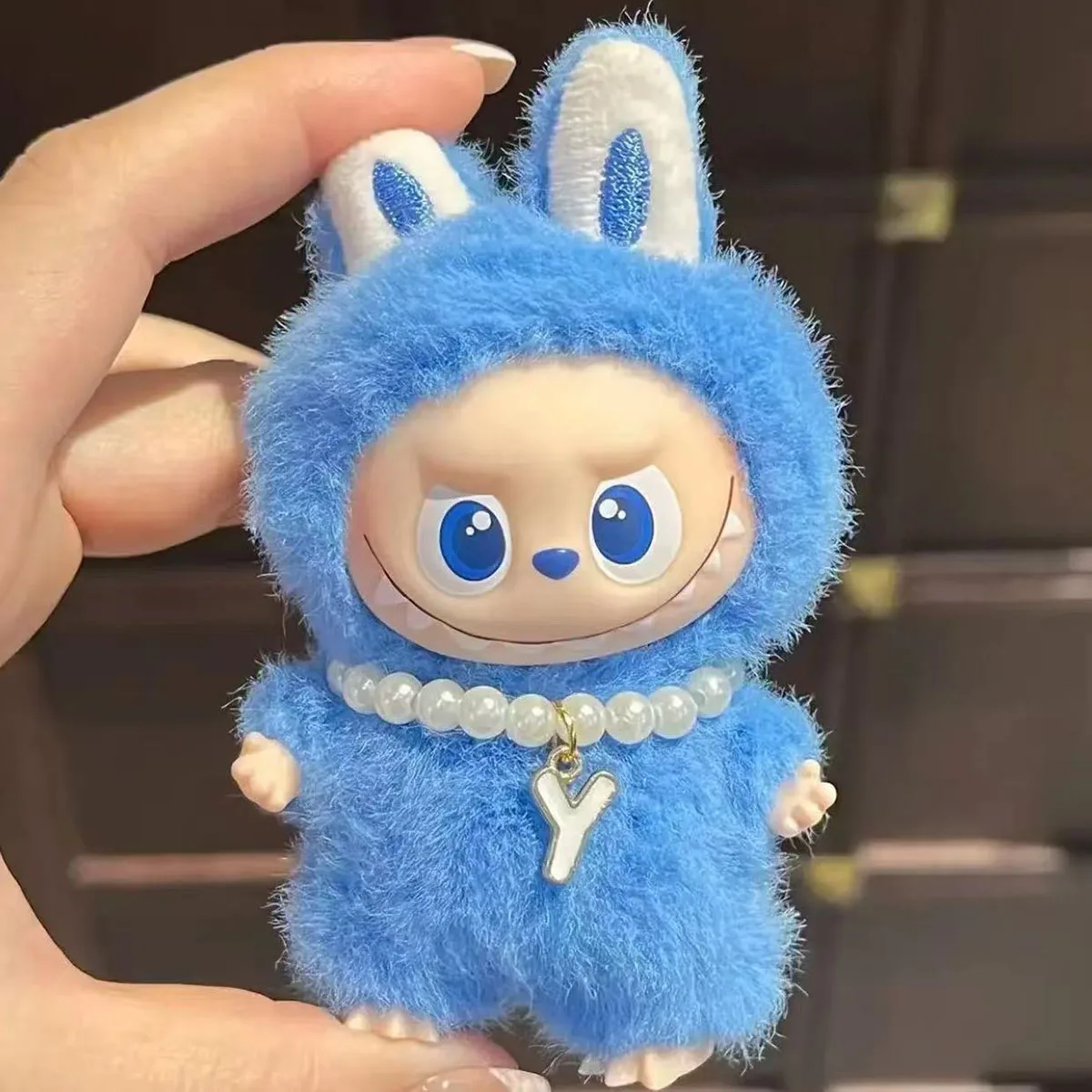 [Без куклы] Мини-ожерелье с жемчугом для Mini Labubu 4,0, булавка для украшения серии Love, милые аксессуары, подарки для девочек