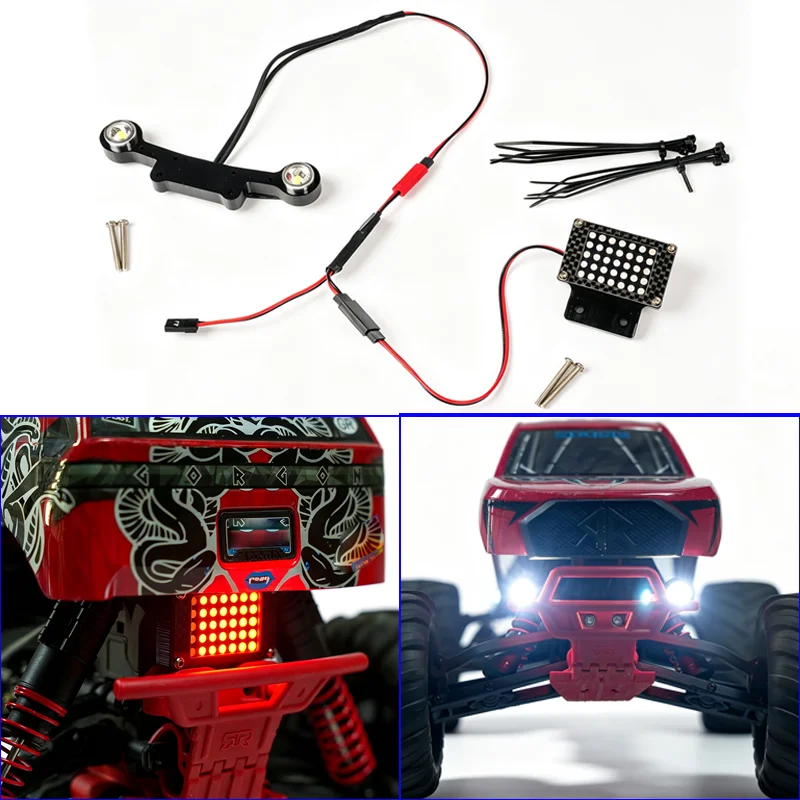 Simulation LED Front and Rear Navigation Lights for 1/10 ARRMA GORGON Monster Rc Truck Car