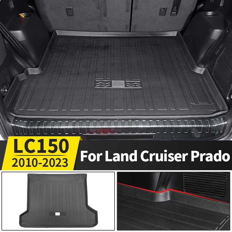 

For Toyota Land Cruiser Prado 150 Lc150 Fj150 Interior Decoration Accessories Waterproof Luggage Mat,Tailgate Storage Box