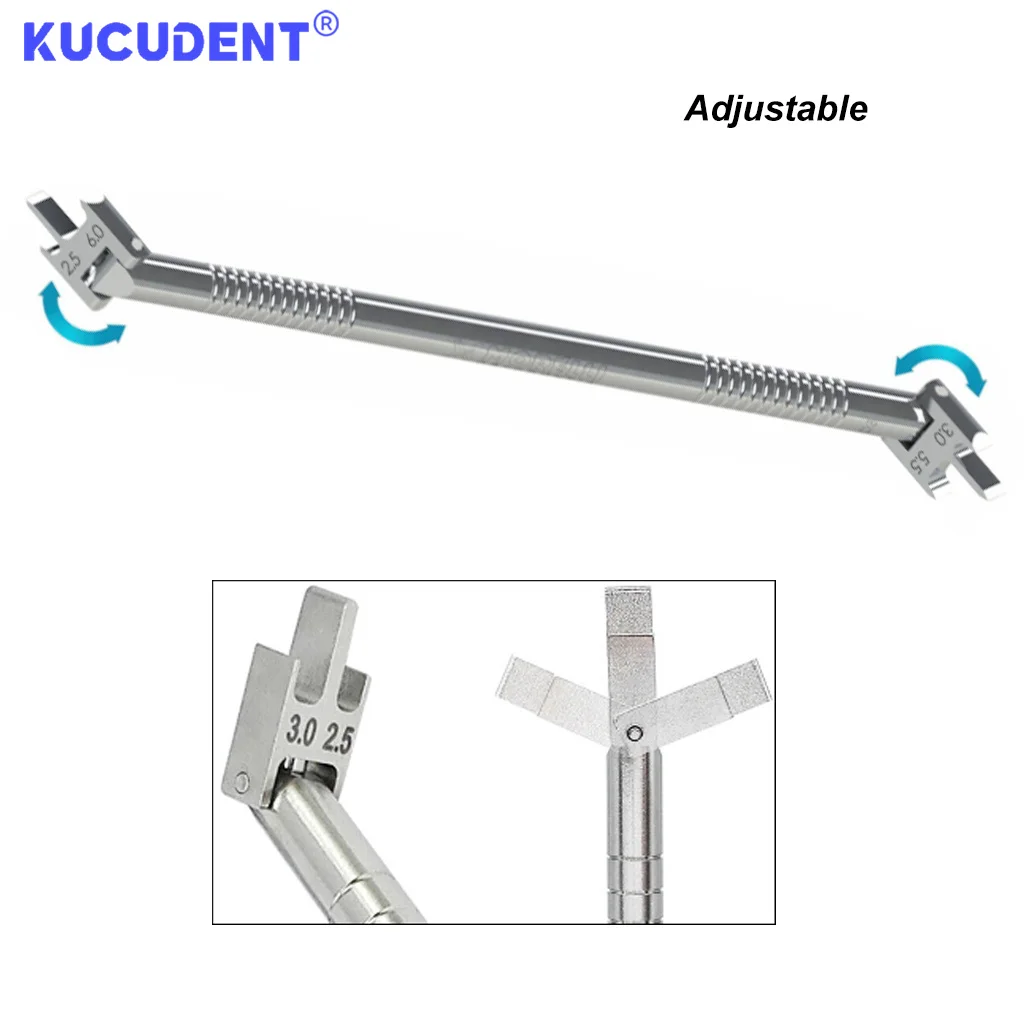 1pc Dental Orthodontic Bracket Gauge Positioning Stainless Steel Rod Star type Adjustable Bracket Locator Dentist Tool Position