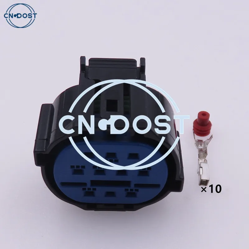 1 Set 10 Pin HP406-10021 HP481-10021 GL482-10100 AC Assembly Car Headlight Connector For Kia Car Waterproof Auto Socket