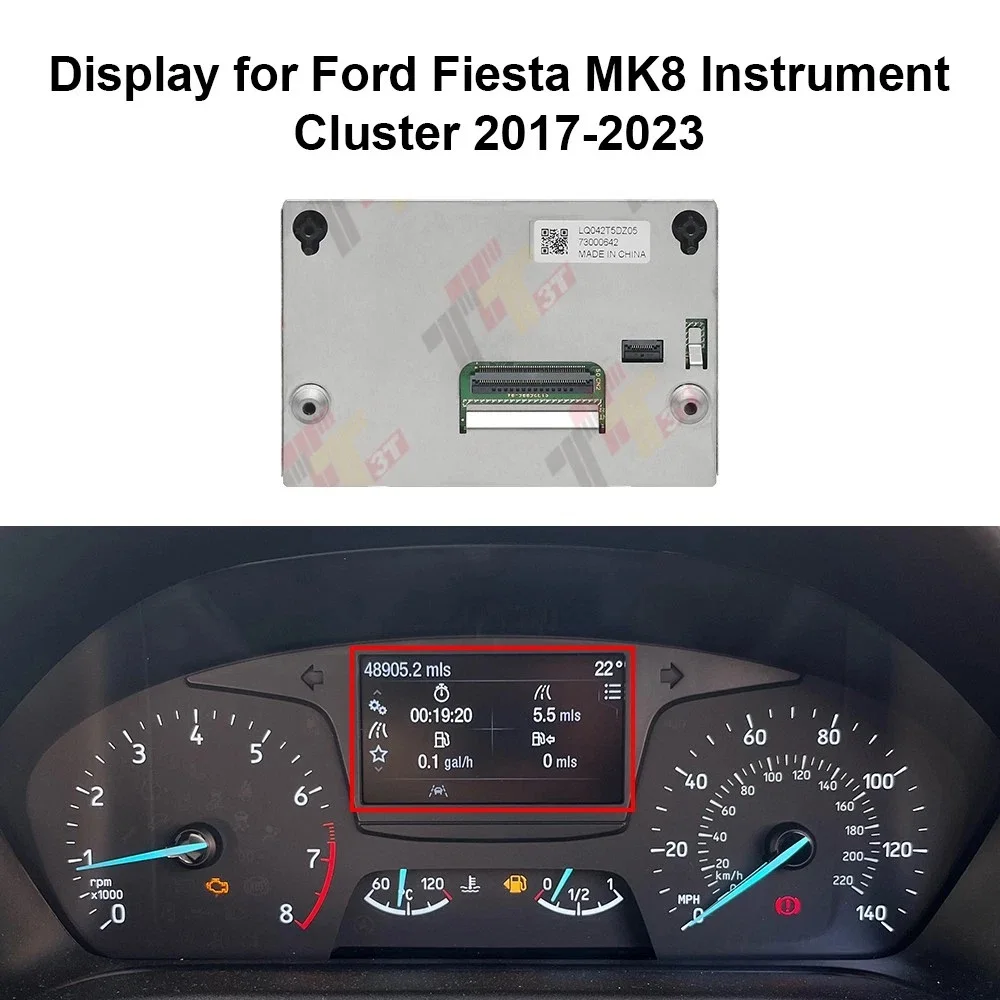 

Display LQ042T5DZ05 for Ford Fiesta MK8 Instrument Cluster
