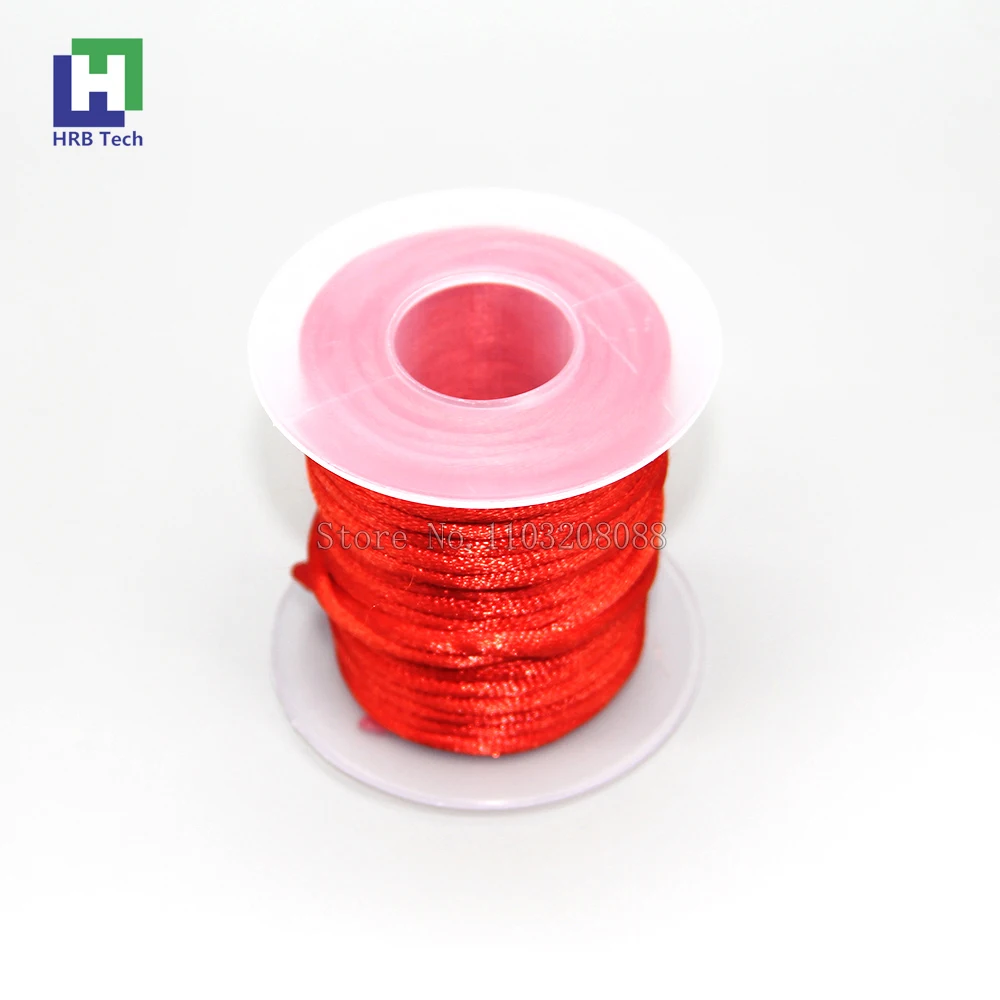 Cuerda roja de 20M para piezas de máquinas de juego de grúa, cuerda de garra de 2,5mm/3.0mm de diámetro