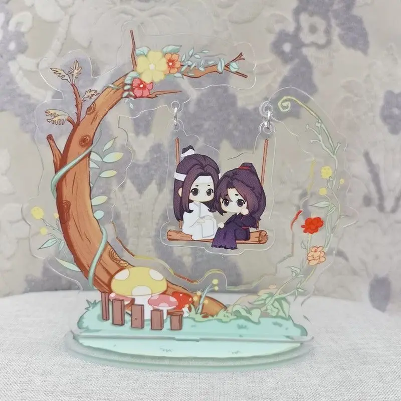 Anime Mo Dao Zu Shi Acrylic Stand Figure Lan Wangji Wei Wuxian Swing Mdzs Standee Desk Decoration