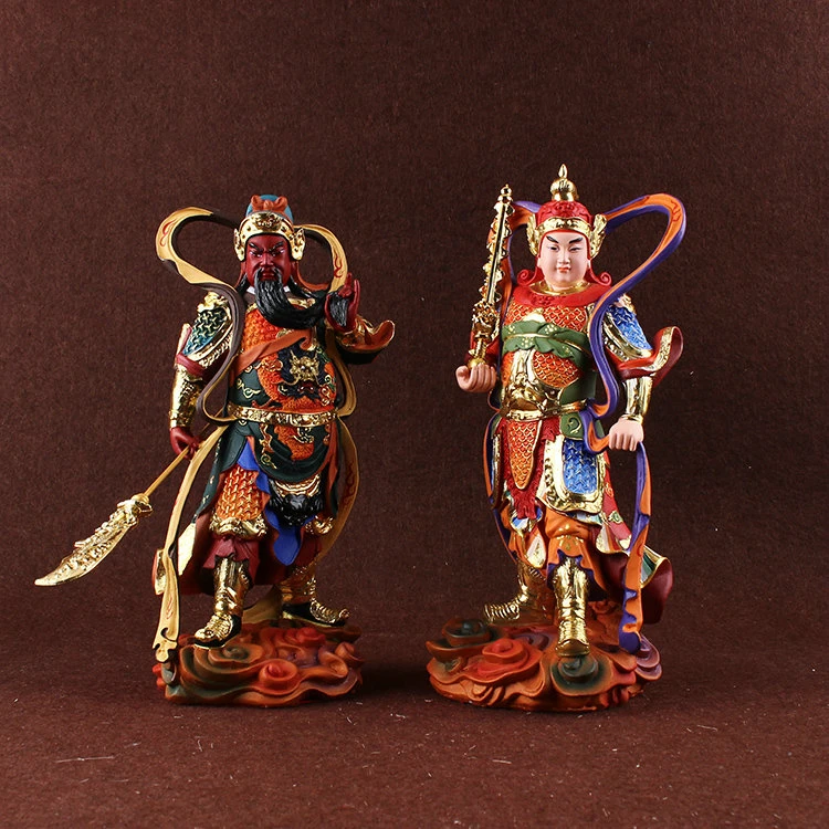 

Weituo Bodhisattva, Kalan Bodhisattva, statues of Weituo and Guan Gong, small resin Buddha statues of Seiko painting