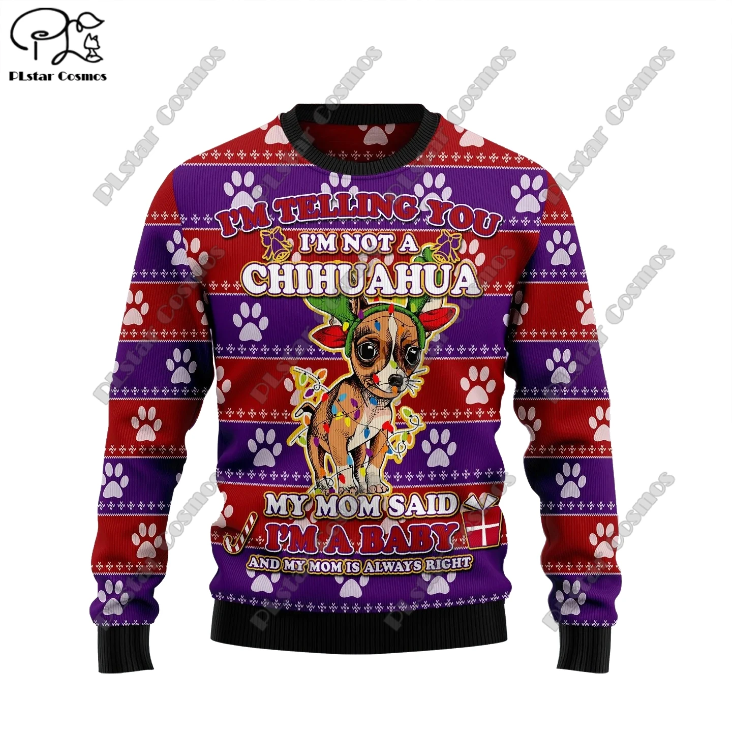 Sudadera con estampado 3D para hombre y mujer, suéter con estampado de árbol de Navidad, Papá Noel, tatuaje, gato, Animal, ciervo, oso, feo, informal, Unisex, M6 de invierno