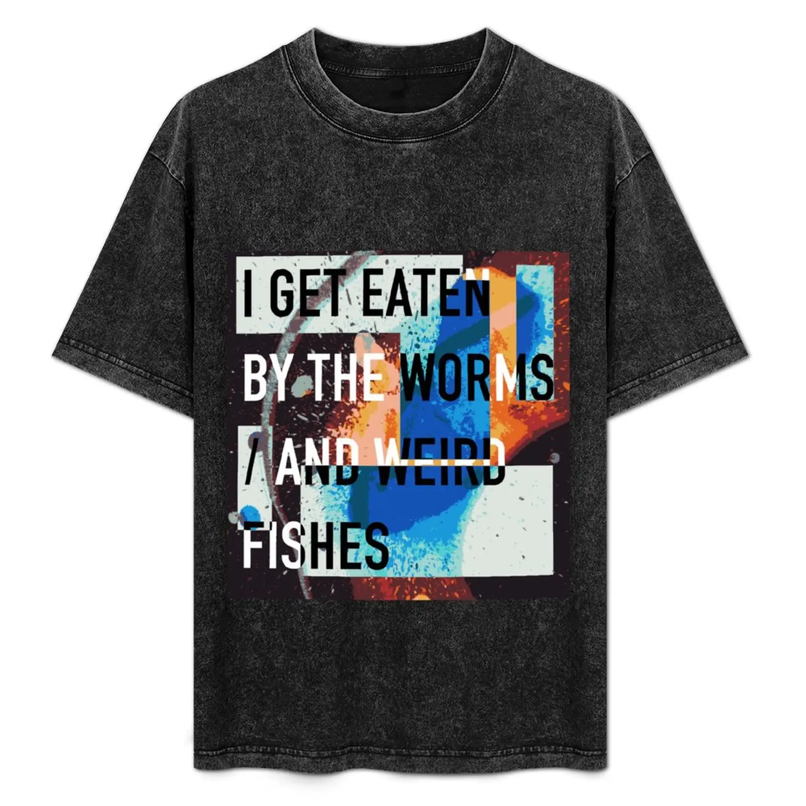 

Radio - Glitch - Rainbows Fishes - T-Shirt Urban Style Print T-Shirt