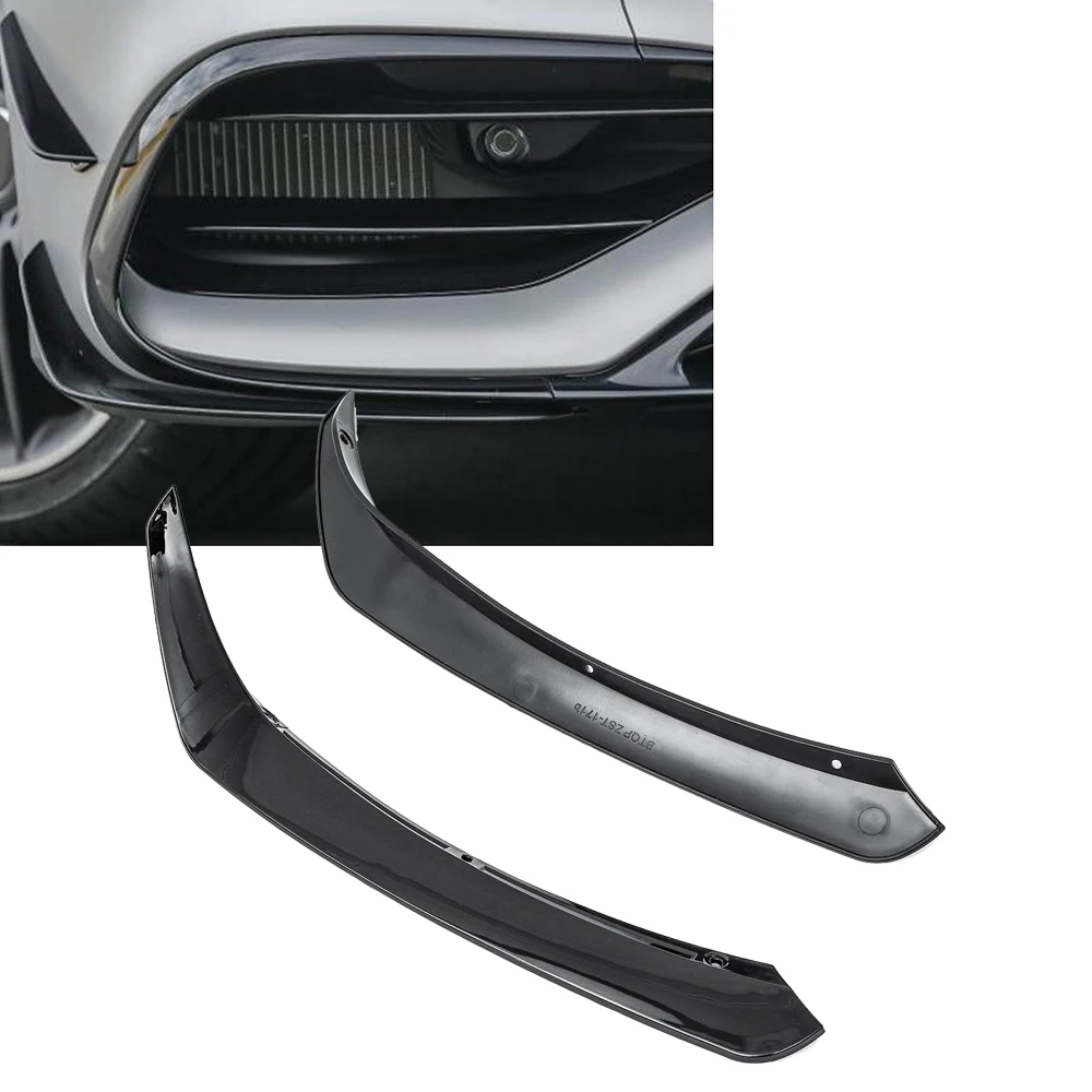 Auto Voorzijde Onderste Bumper Zijde Spaoiler Voor Mercedes-Benz Cla-Klasse W117 C117 Cla45 Cla200 Cla220