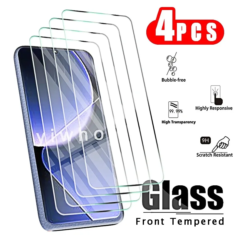 

4pcs Tempered Glass for Xiaomi 13T Pro 12t 11t 10t Pro Screen Protectors Protective Glass xiao mi 13tPro 12tpro 13 12 11 T Film