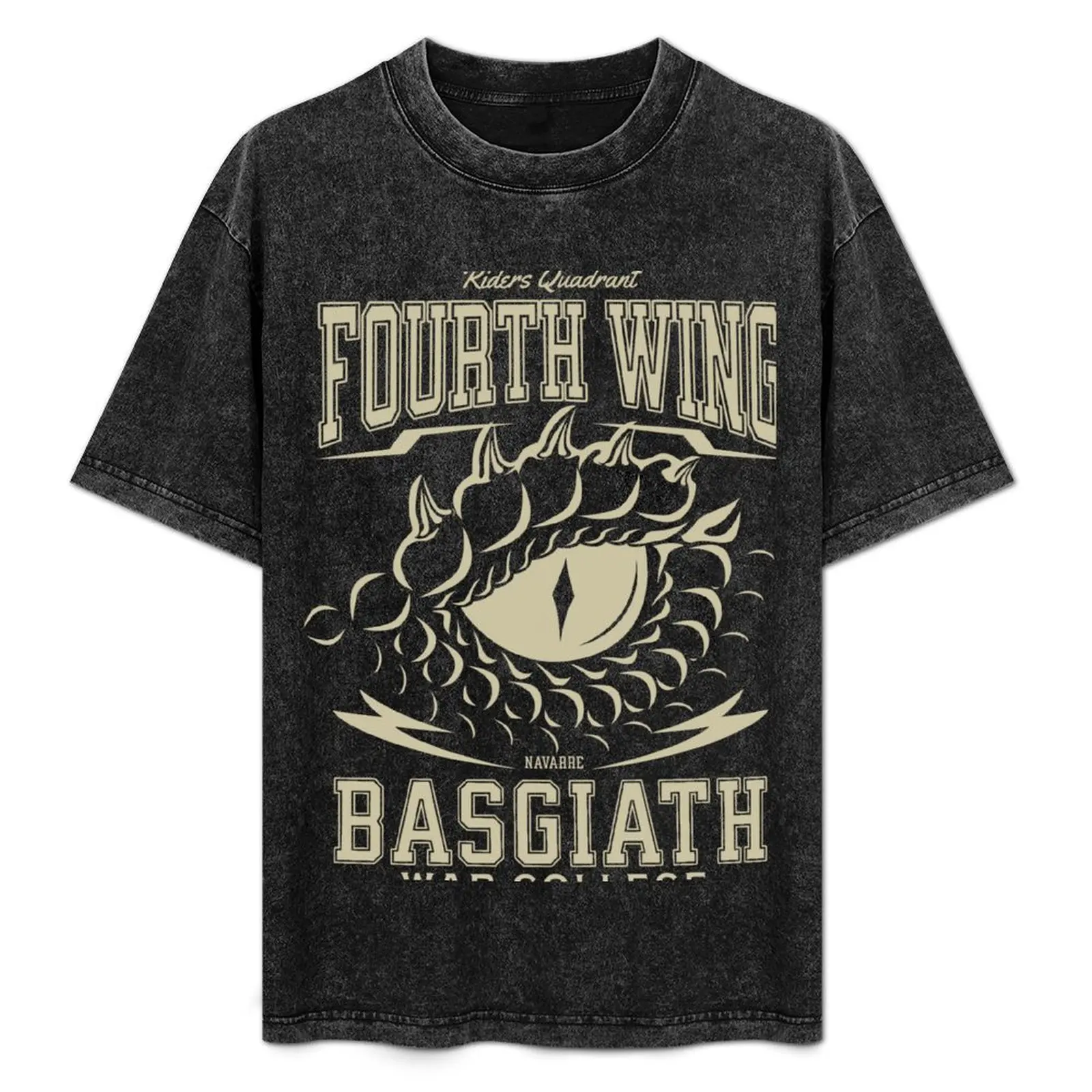 

Fourth Wing, Official Rebecca Yarros Merchandise T-Shirt Sun Protective Outdoor Tee Top