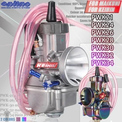 PWK 21 24 26 28 30 32 34 With Power Jet Racing Motorcycle Carburetor Carb For Keihin Maikuni Motocross Accessories Universal