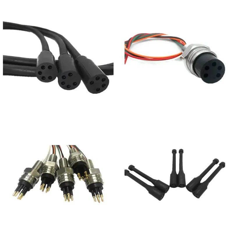 MCIL5F Female Waterproof Marine Underwater Pluggable Cable Connector Electric Power Connectors for Subsea ROV